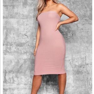 Boohoo Blush Pink Bodycon dress